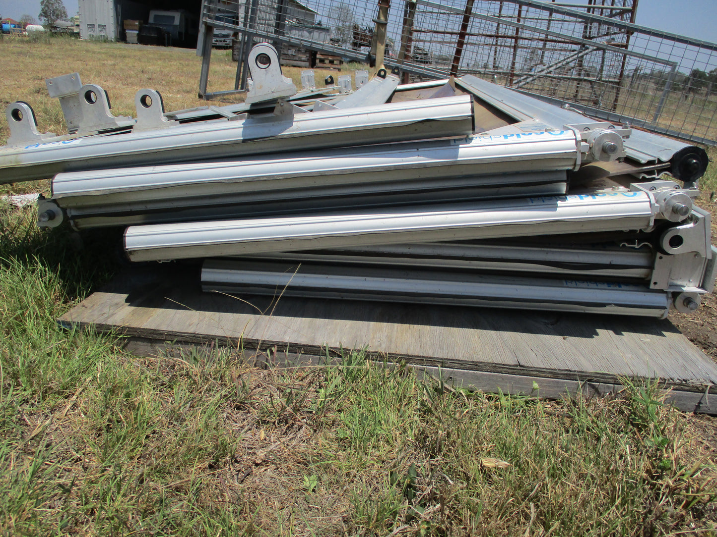 Cold Shield Cold Room Fork Lift Doors Used Part VGC