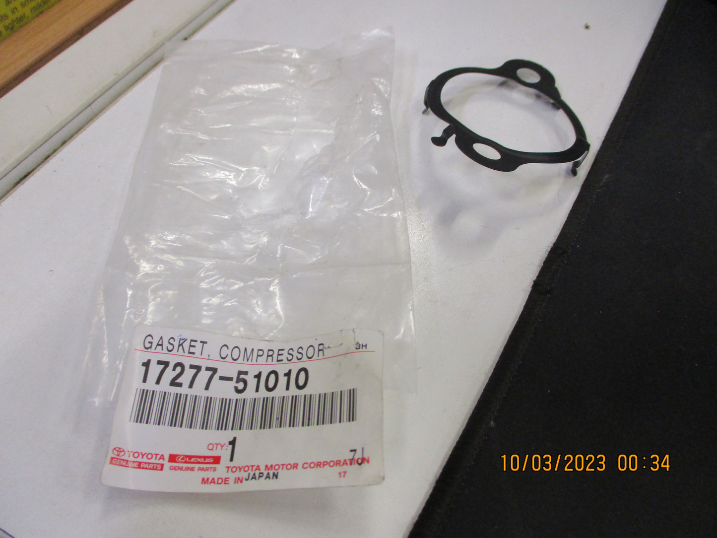 Toyota Landcruiser VDJ79/78 Genuine Compressor Outlet Gasket New Part