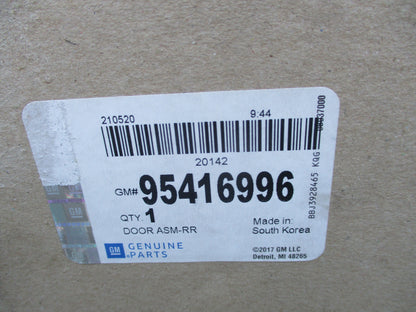 Holden Captiva Genuine Left Rear Door New Part