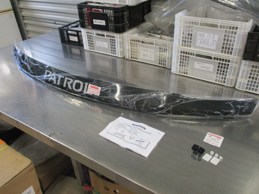 Nissan Patrol Y62 Genuine Tinted Bonnet Protector Series 1-4 New Part