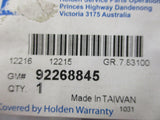 Holden VF Commodore Ute Genuine Rear Tow Bar Cover With Instructions New Part