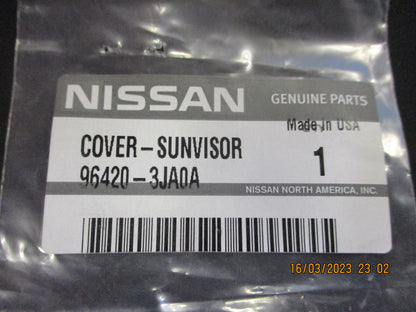 Nissan Maxima Genuine Sun Visor Cover Trim New Part
