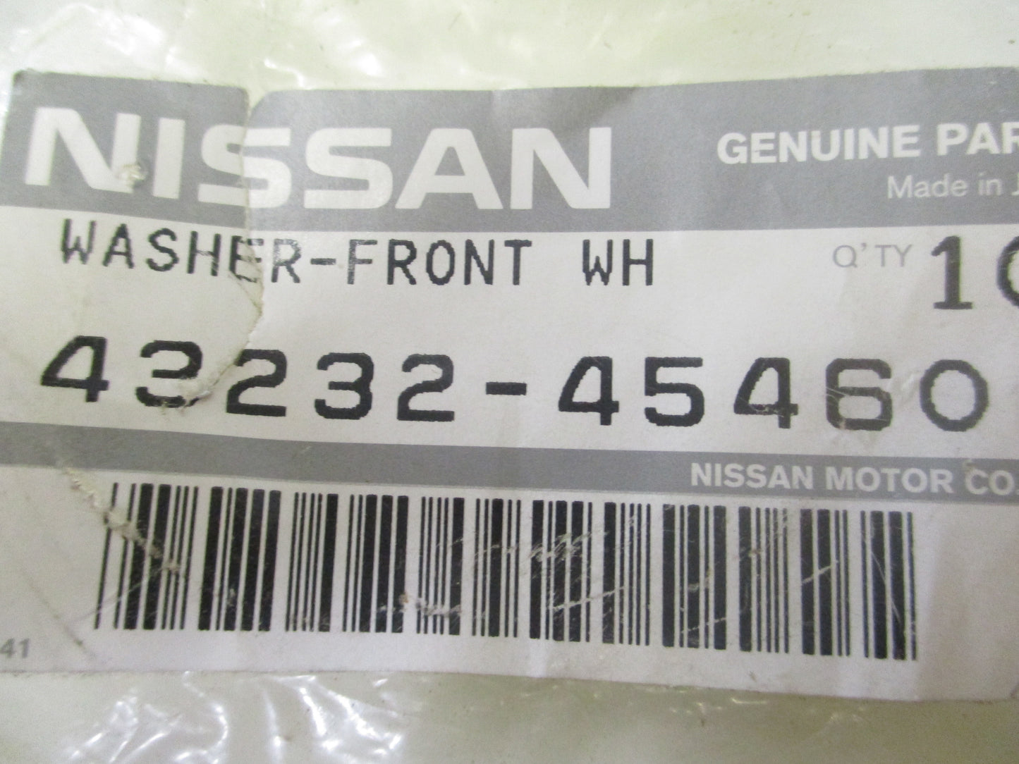 Nissan MQ/GQ Patrol Genuine Front Wheel Bearing Washer New Part