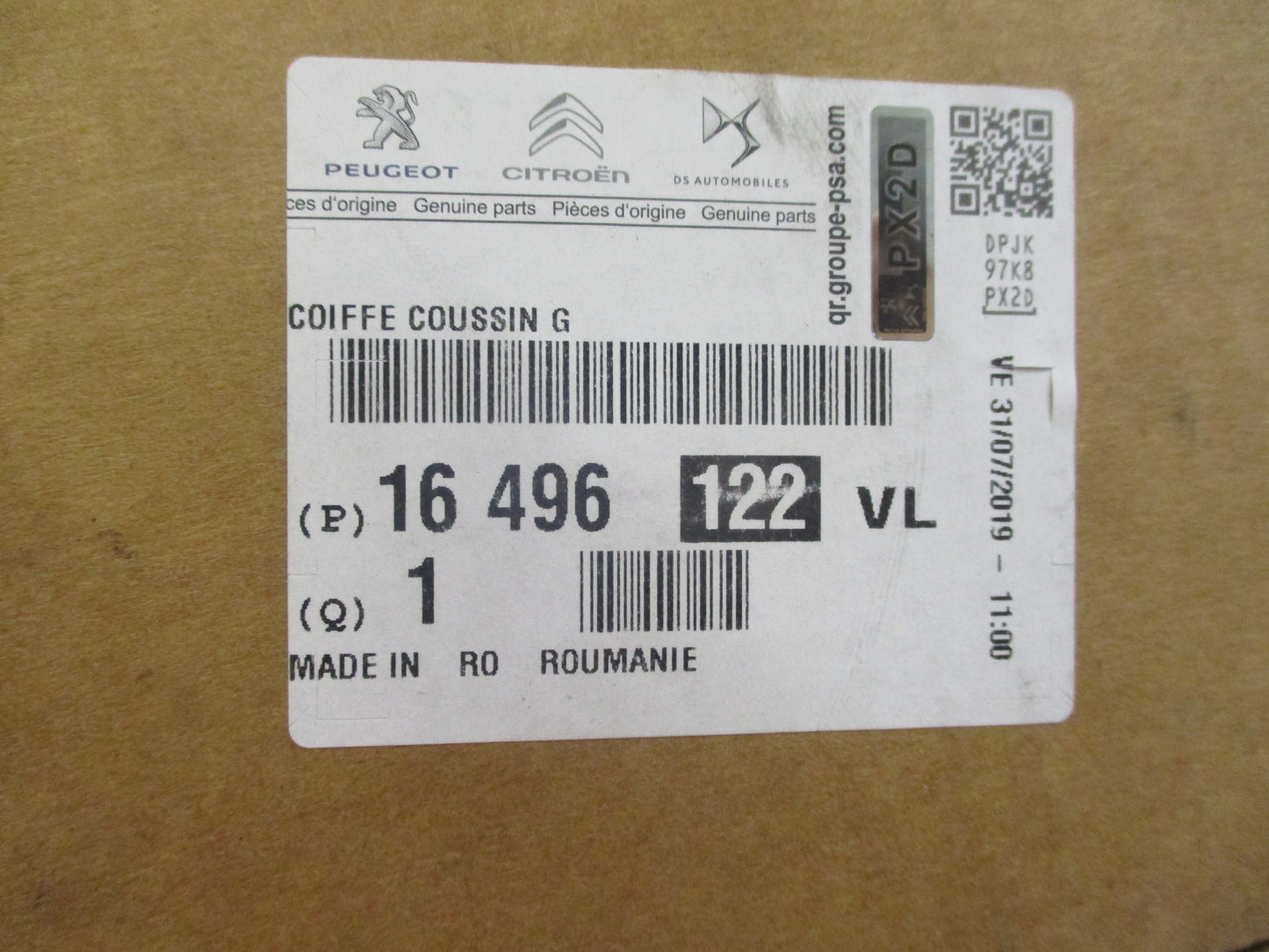 Peugeot Genuine Cushion Cap New Part