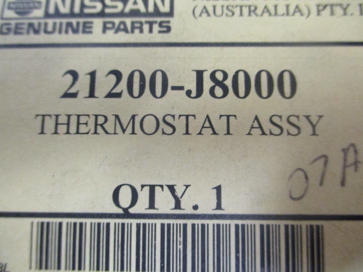 Nissan Pulsar Genuine Coolant Thermostat New Part