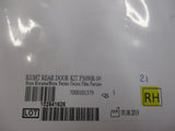 Peugeot 508 Rear Door Weatherstrip Door Seal Kit New Part