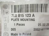 Volkswagen Touareg Genuine Metal Mounting Plate New Part