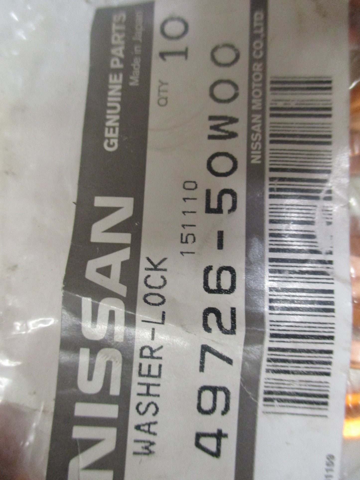 Nissan Pathfinder/D22 Navara Genuine Copper Washer Gasket New Part