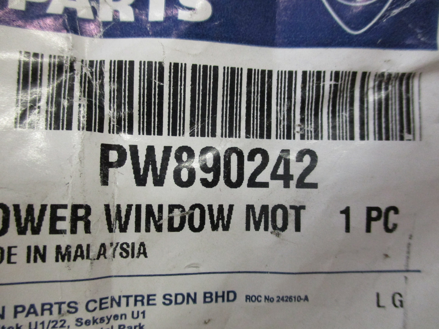 Proton Savvy Genuine Front Passenger Window Motor Regulator New Part