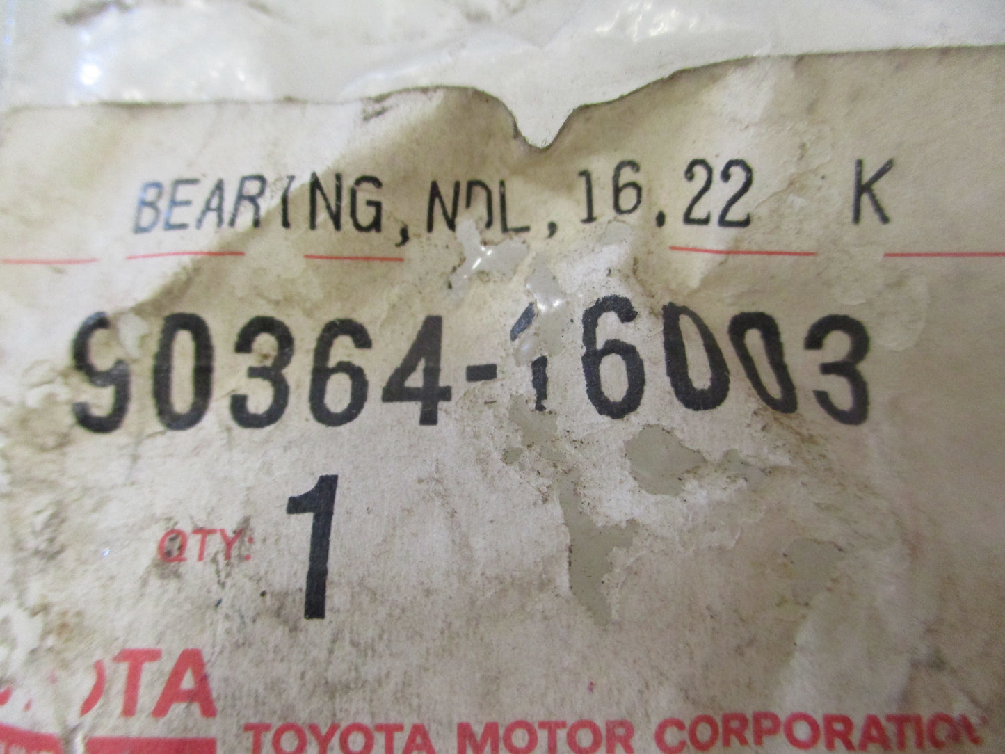 Toyota Corolla Genuine Counter Gear Front Bearing New Part