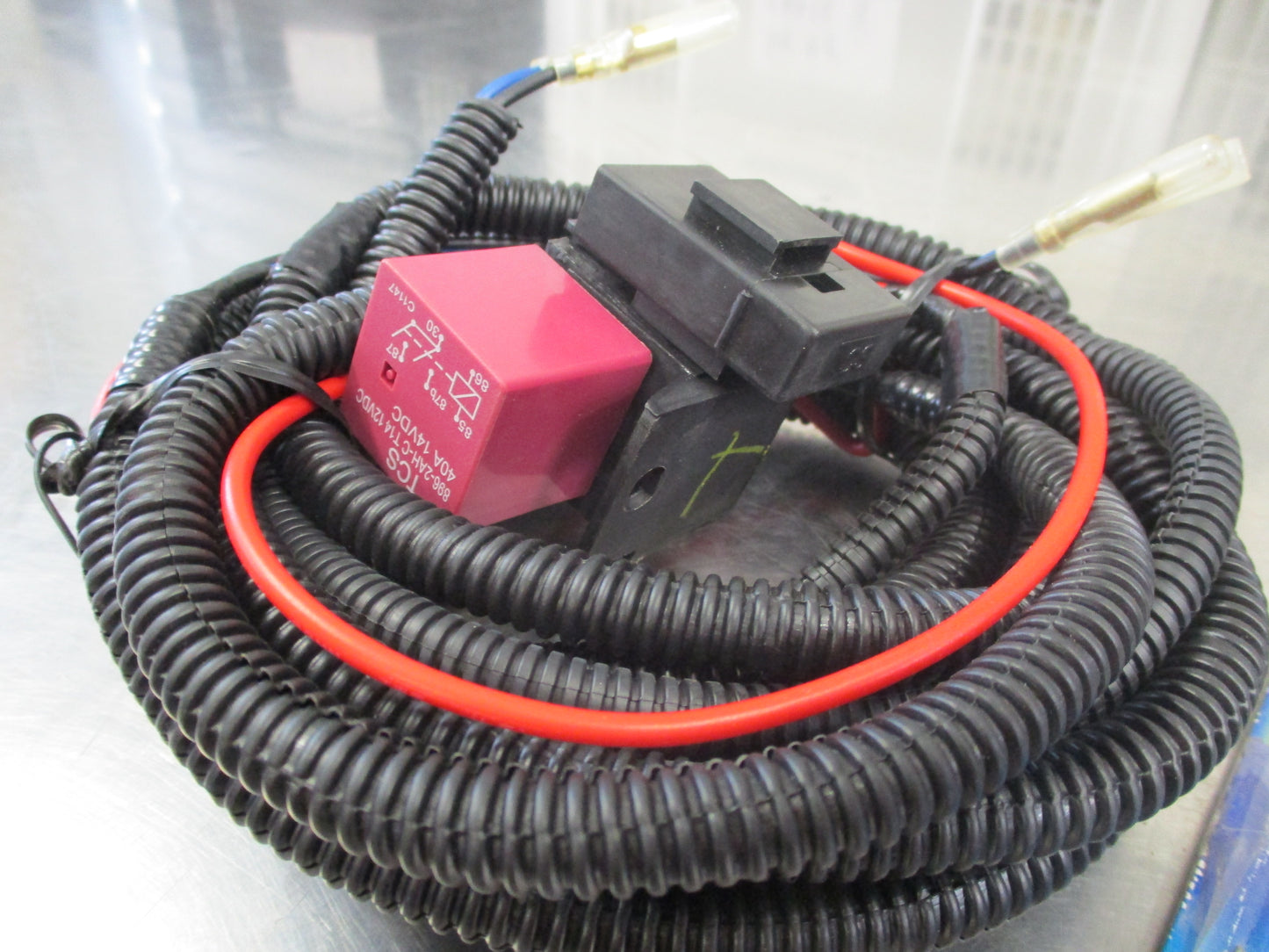 Thai Car Show Driving Light Wiring Loom With Relay Holder And Narva Switch New Part