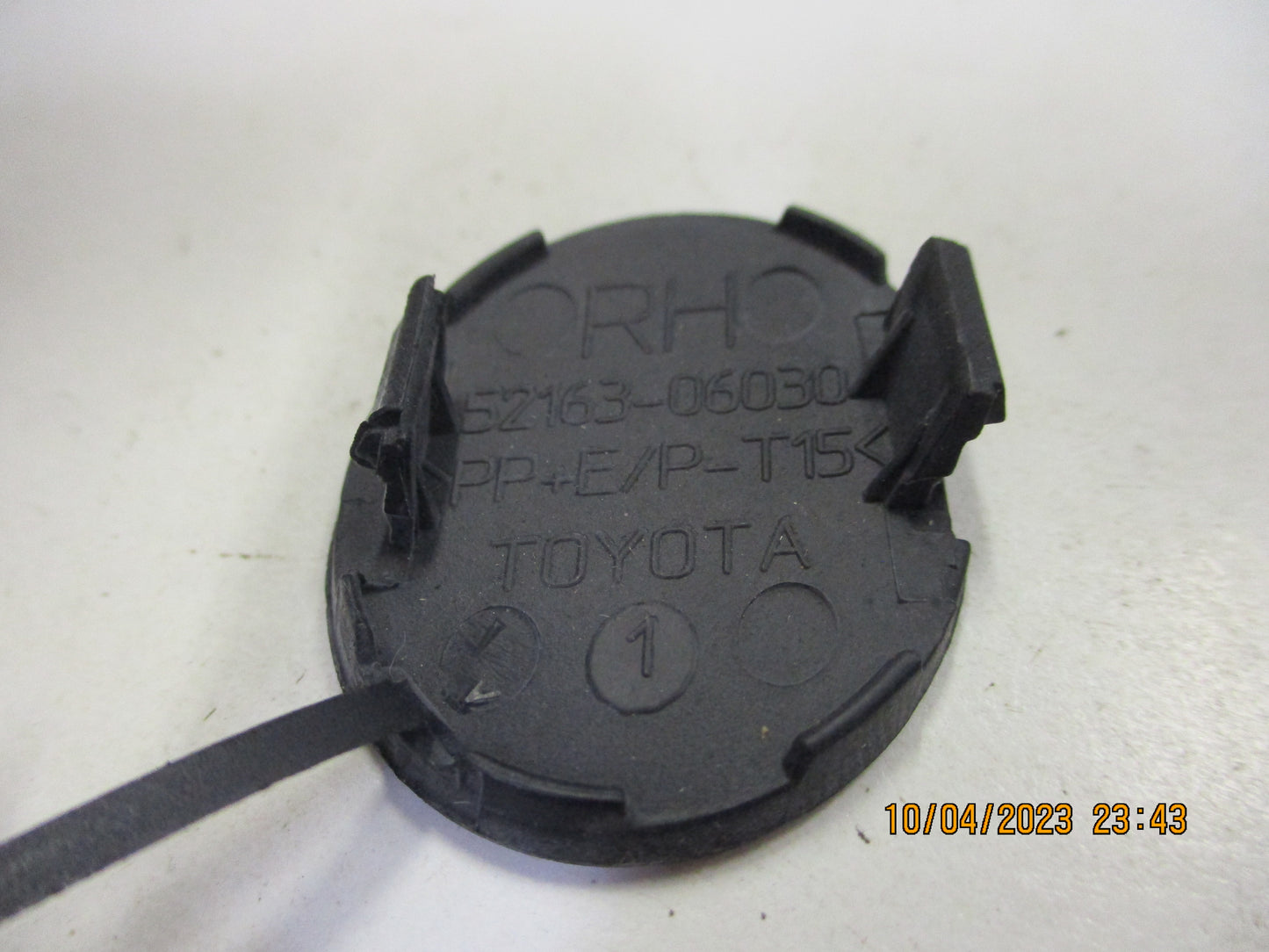 Toyota Camry Genuine Right Hand Rear Bumper Towing Hole Cover (Unpainted) New Part