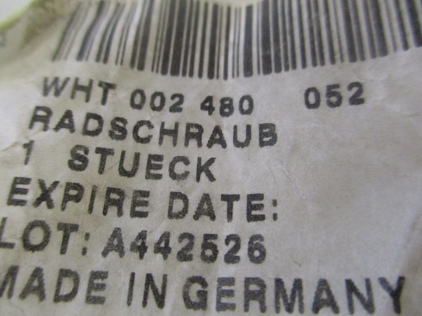 Volkswagen Passat Genuine Wheel Bolt New Part