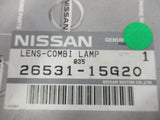 Nissan D21 Navara Genuine Right Hand Rear Lamp Lens New Part