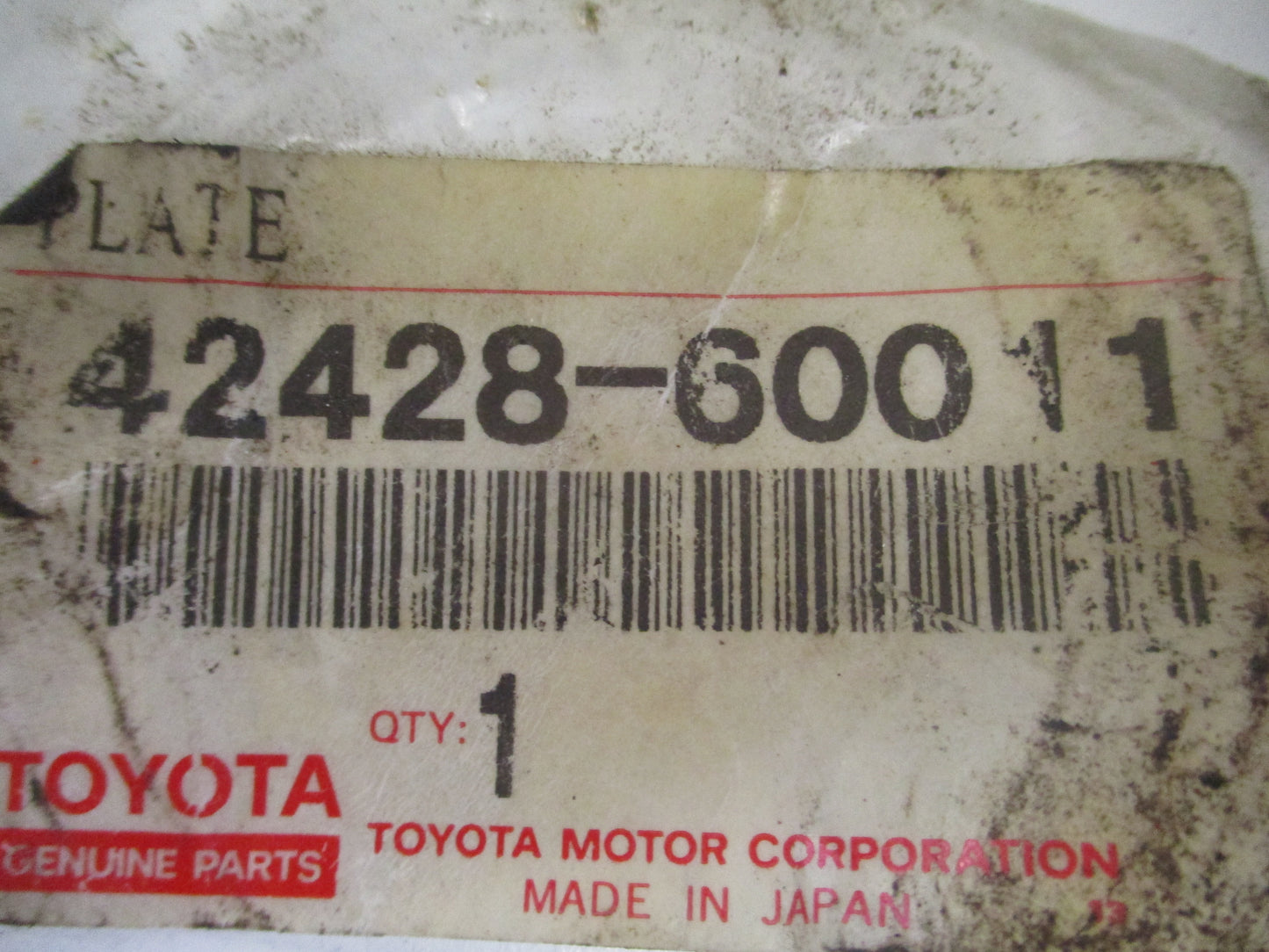 Toyota Landcruiser/Hilux/4Runner Genuine Lock Nut Plate New Part