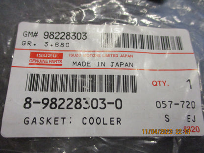 Isuzu D-Max 4JA1 Genuine EGR Gasket New Part