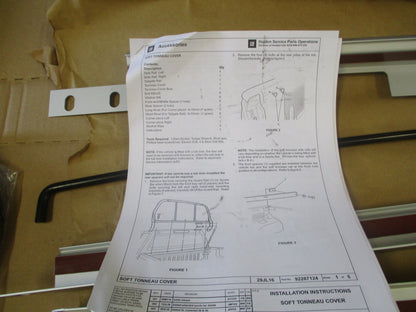 Holden RG Colorado Crew Cab Genuine Long Sports Bar Soft Tonneau Cover New Part