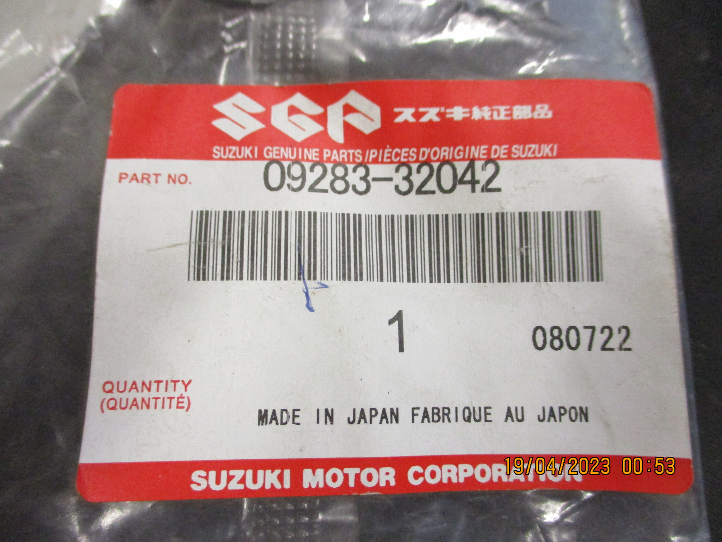 Suzuki Swift Genuine Front Crank Shaft Oil Seal New Part