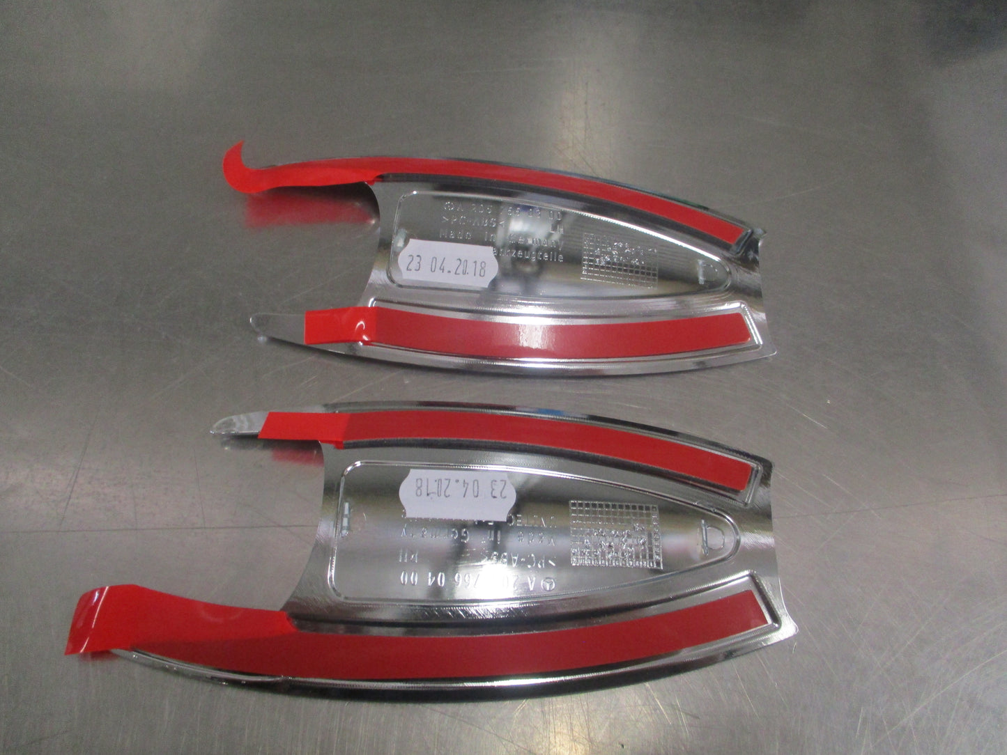 Mercedes Benz Genuine Chrome Door Handle Recesses New Part
