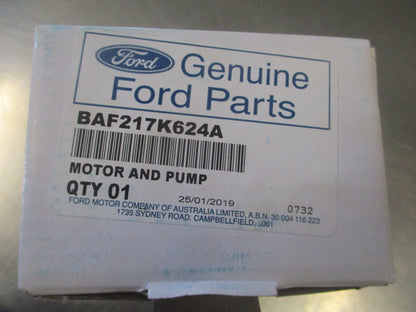 Ford Falcon Genuine Screen Washer Pump Motor New Part