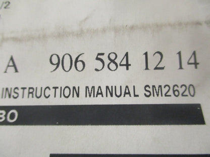 Mercedes Benz Sprinter Genuine Instruction Manual New