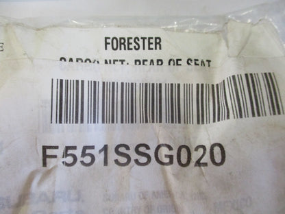 Subaru Forester Genuine Back Seat Cargo Net New Part