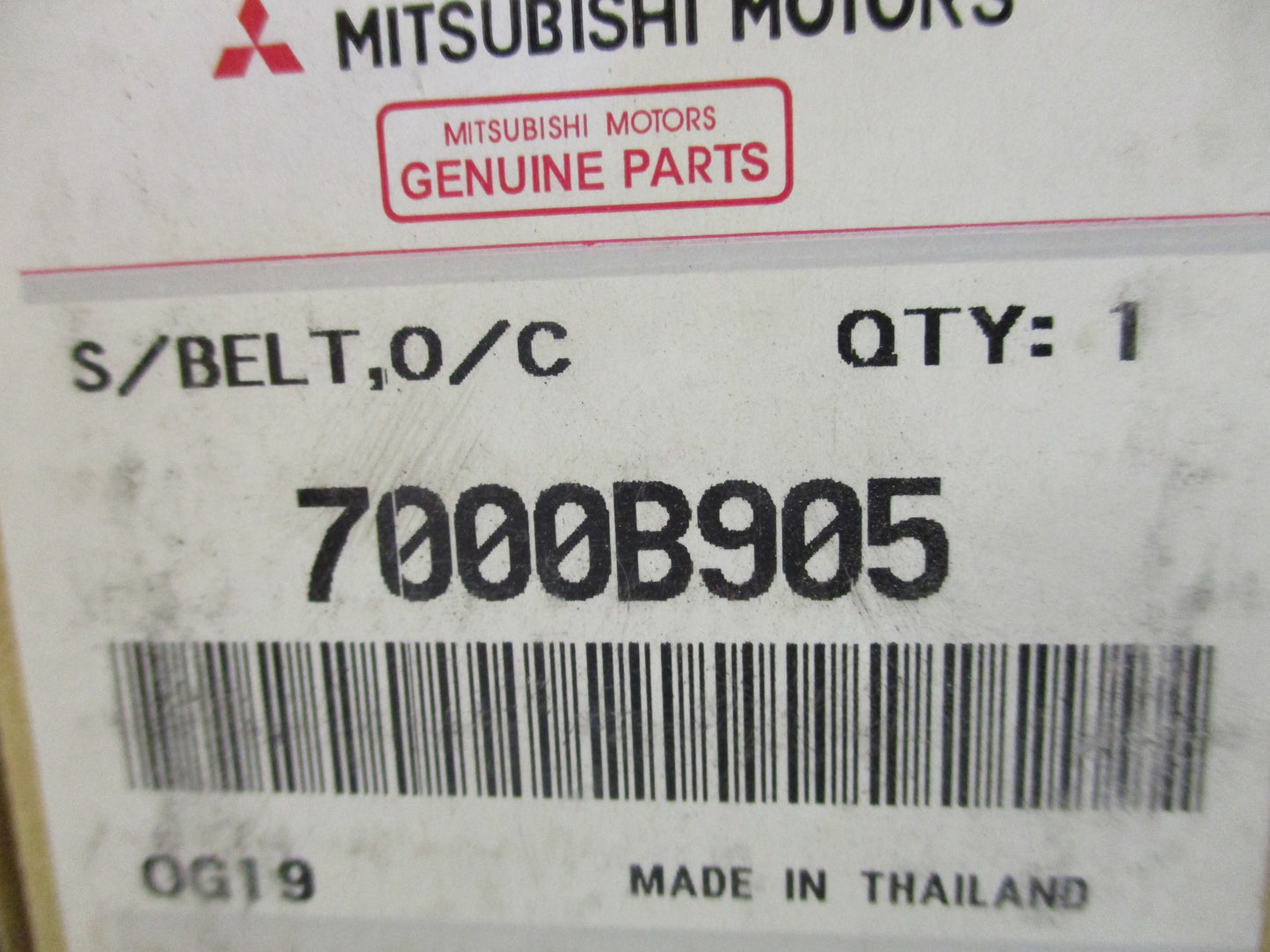 Mitsubishi Triton Genuine Rear Centre Seat Belt New Part