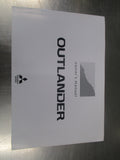 Mitsubishi Outlander 2017 Owner's Manual New Part