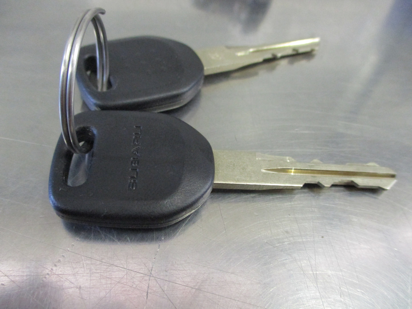 Subaru Forester Genuine Left Hand Door Lock Cylinder and Keys New Part