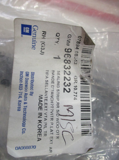 Holden Cruze Genuine Right Hand Rear Door Moulding New part