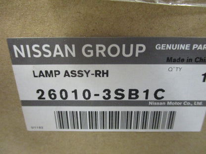 Nissan B17 Pulsar Genuine Right Hand Headlight New Part
