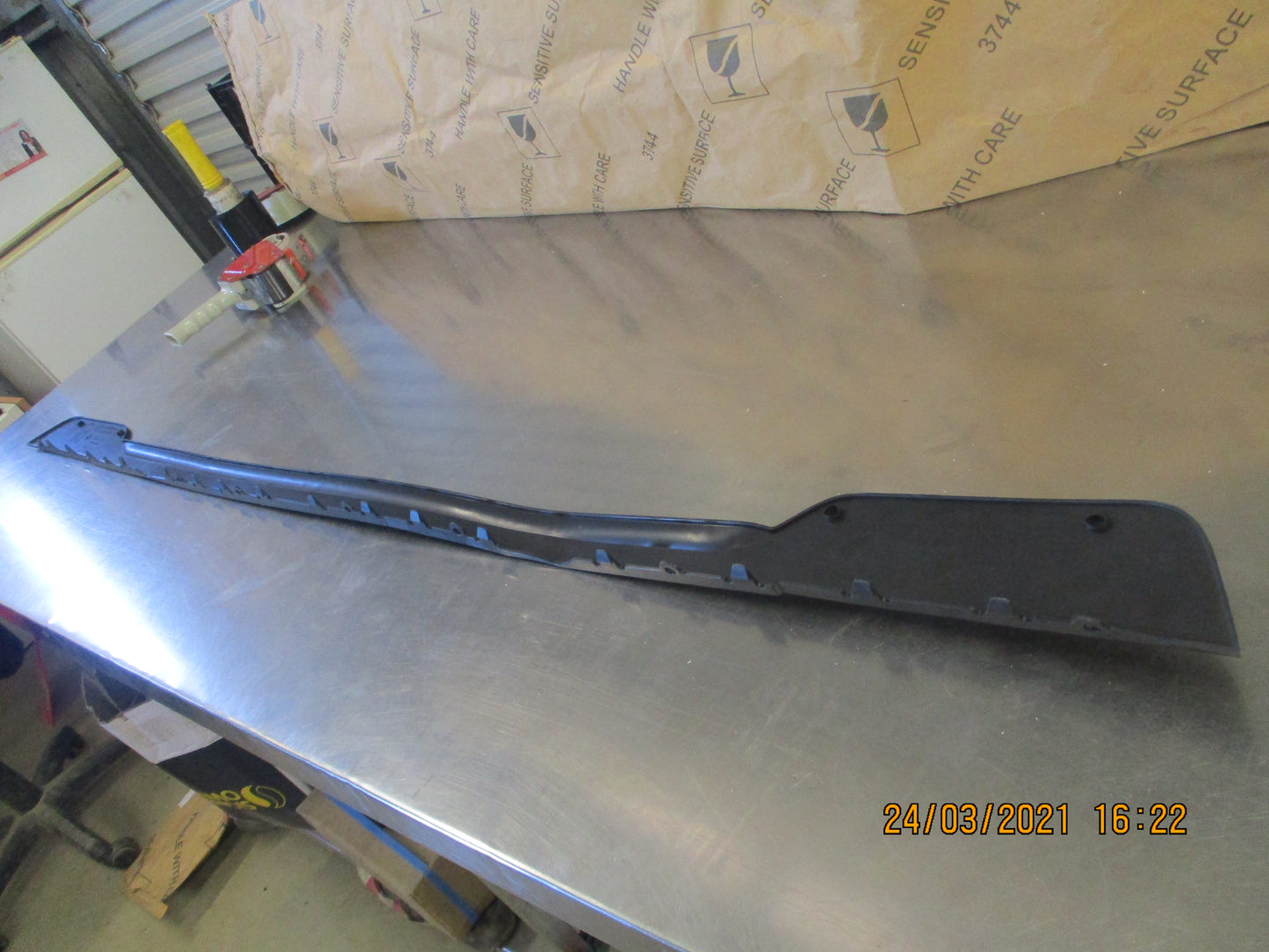 Volkswagen Touareg Genuine Front Bumper Lower Spoiler New Part