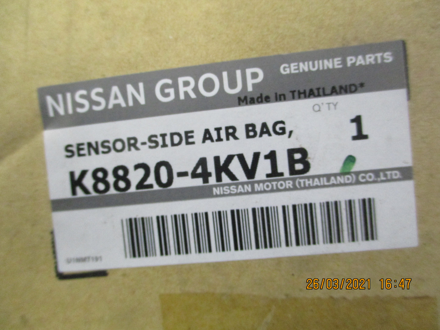 Nissan Navara NP300/D23 Genuine Air Bag Control Module New Part