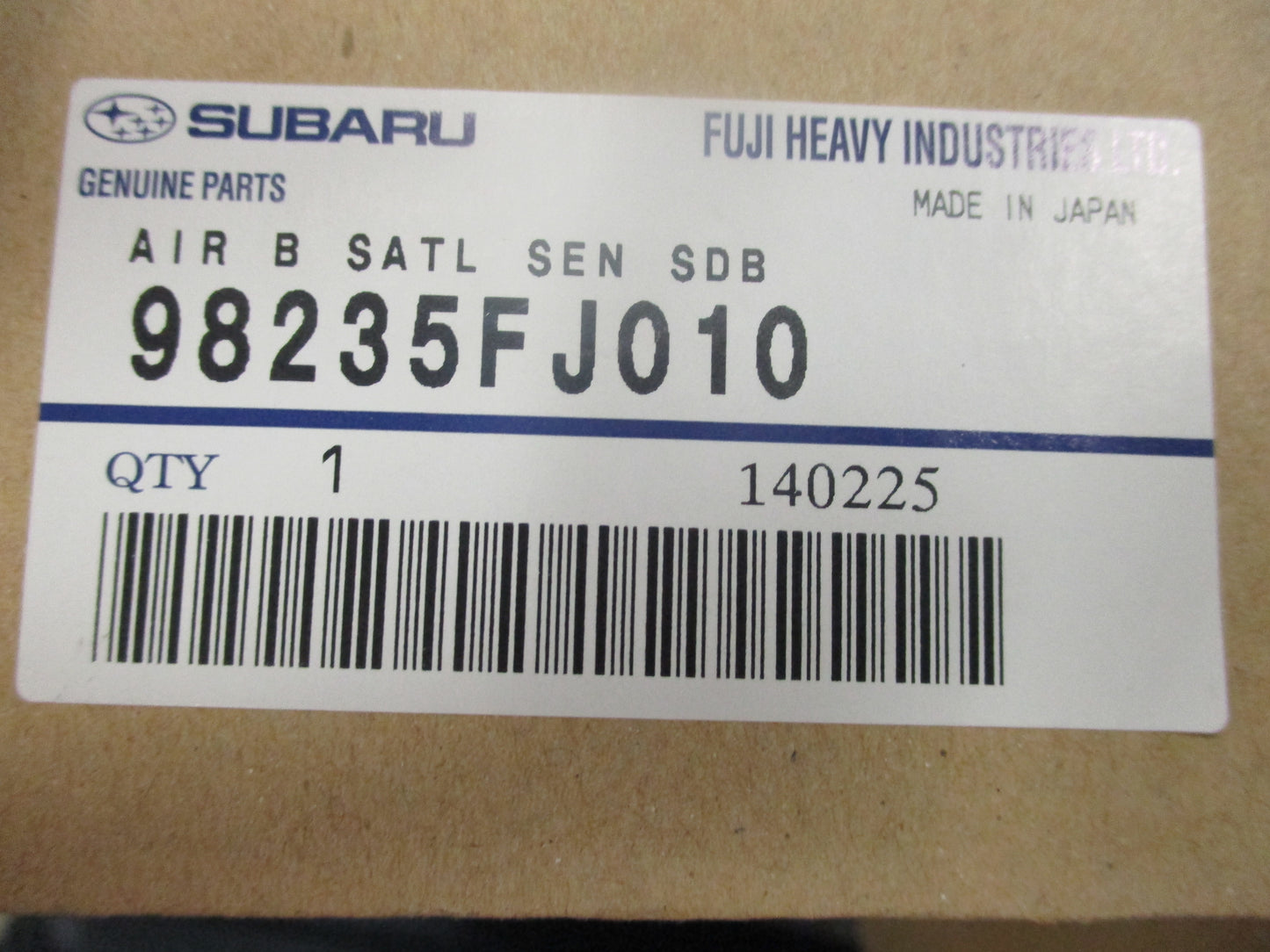 Subaru Impreza/XV Genuine Left Hand Side Air Bag Sensor New Part