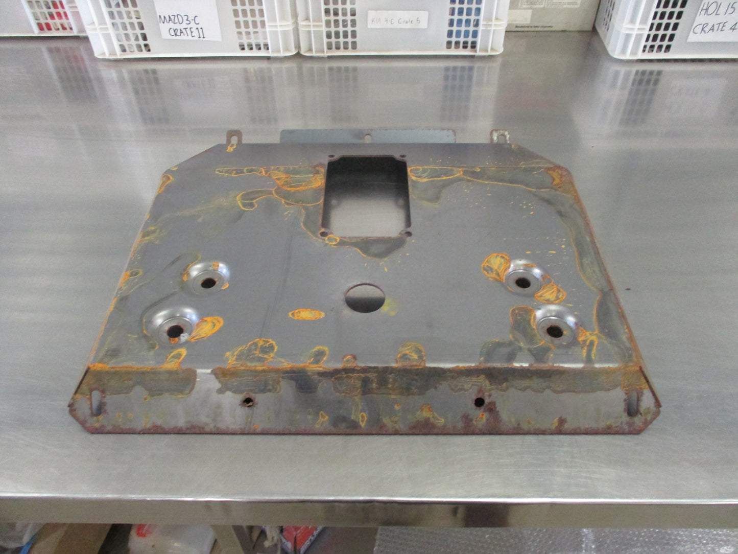 Universal Steel Bash Plate 490x535mm New Unpainted