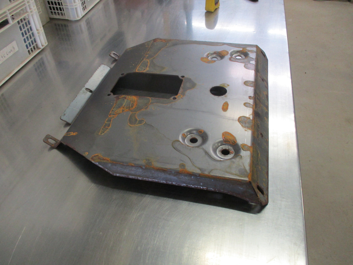 Universal Steel Bash Plate 490x535mm New Unpainted