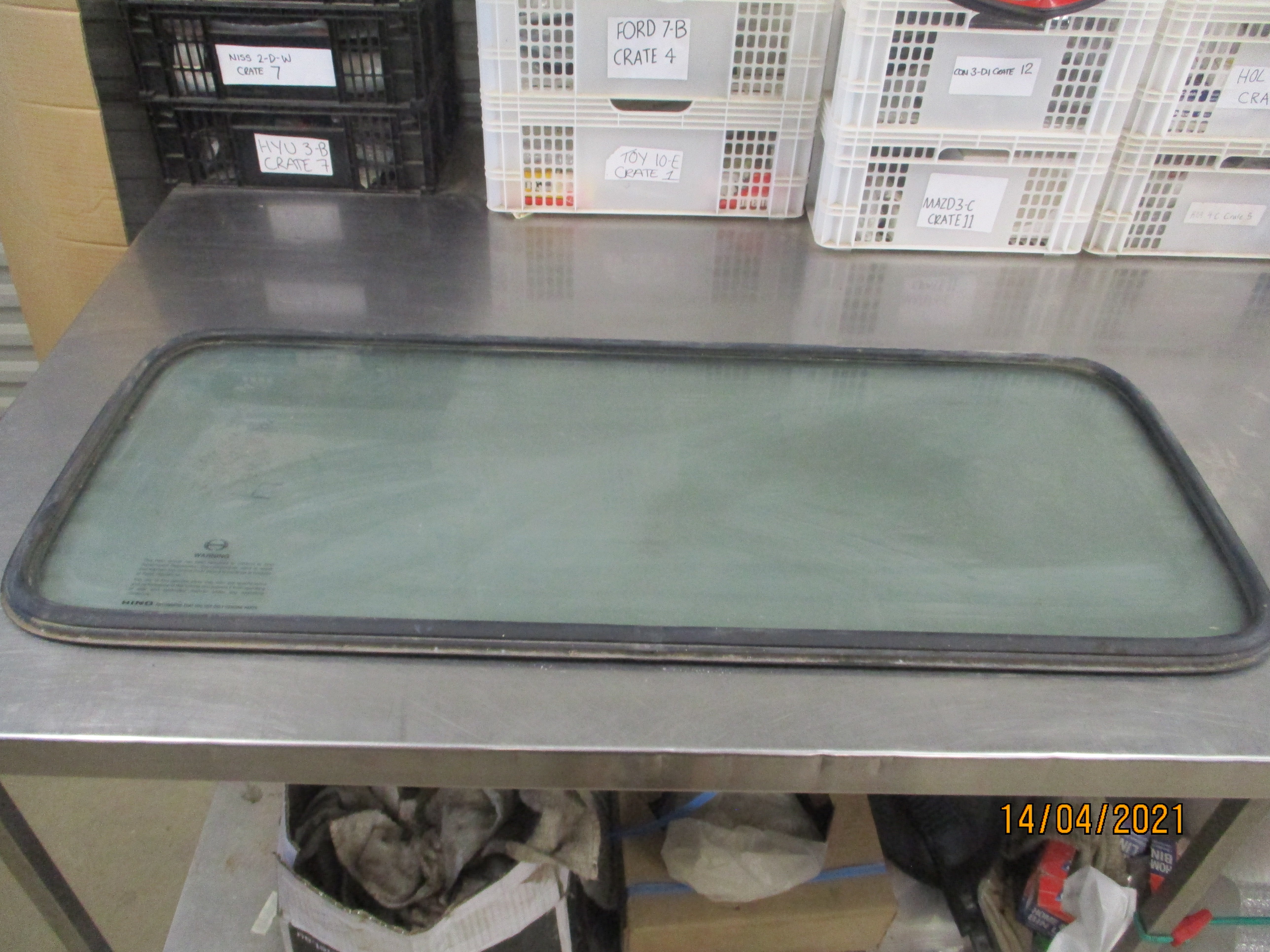Hino Genuine Truck Rear Window USED VGC – Half Price Parts - Car Parts ...