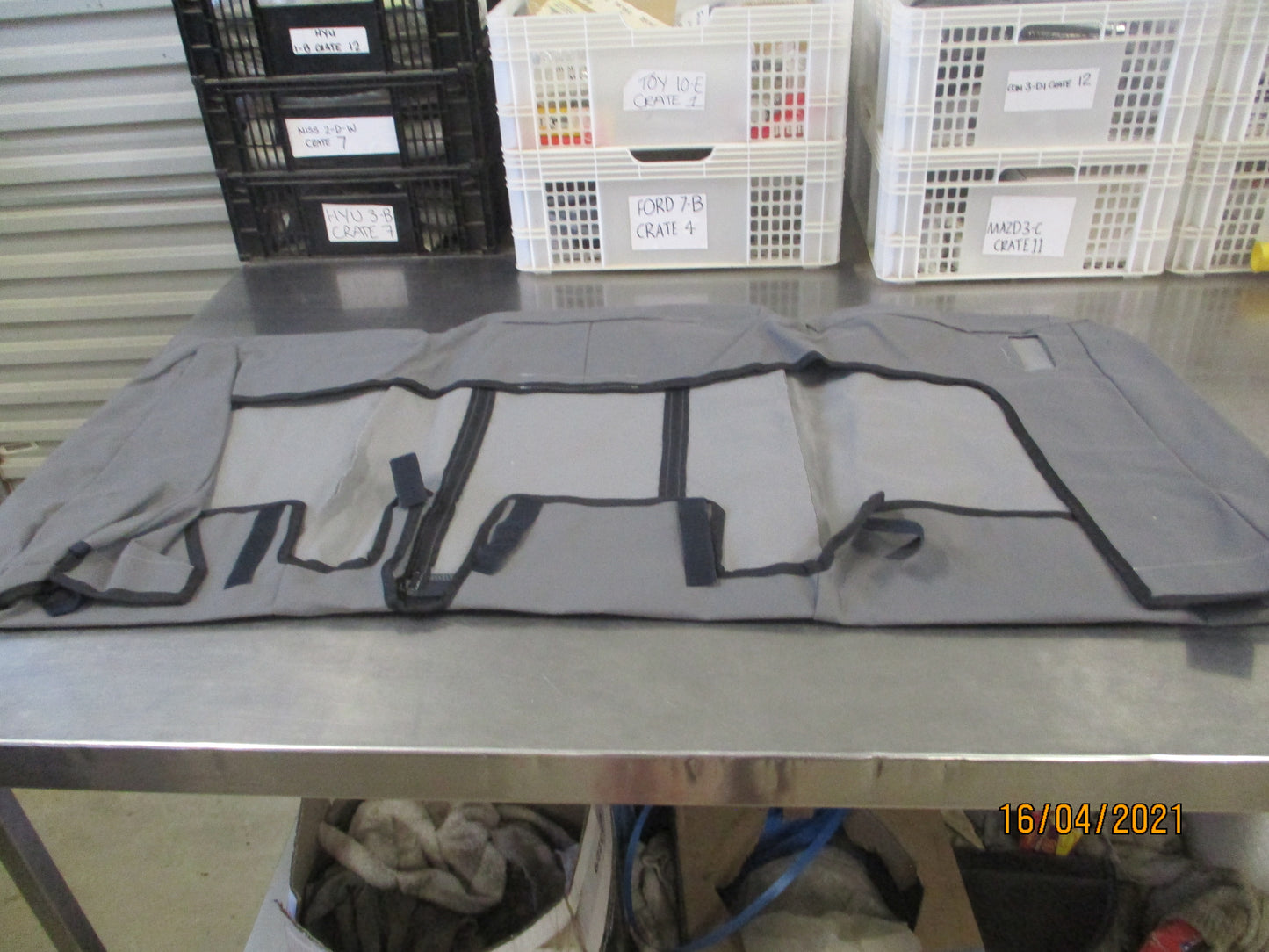 Holden Colorado RG Genuine Rear Seat Canvas Covers Set New Part