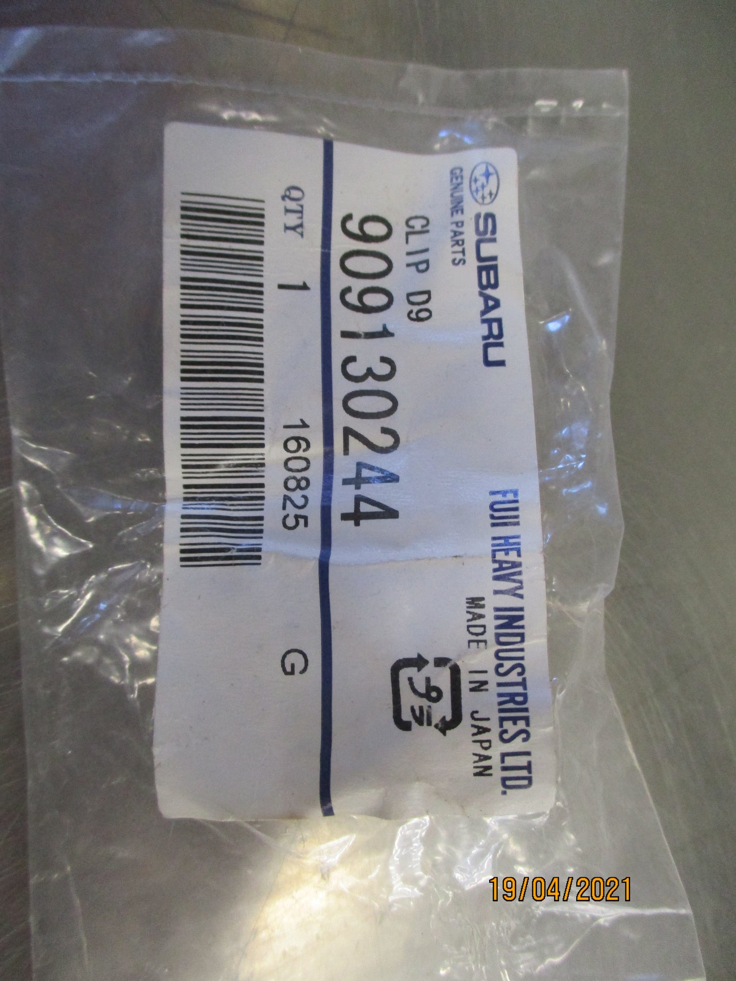 Subaru Impreza/XV Genuine Clip For Side Spoiler And Side Garnish New Part