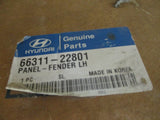 Hyundai Excel Genuine Left Hand Front Guard New Part