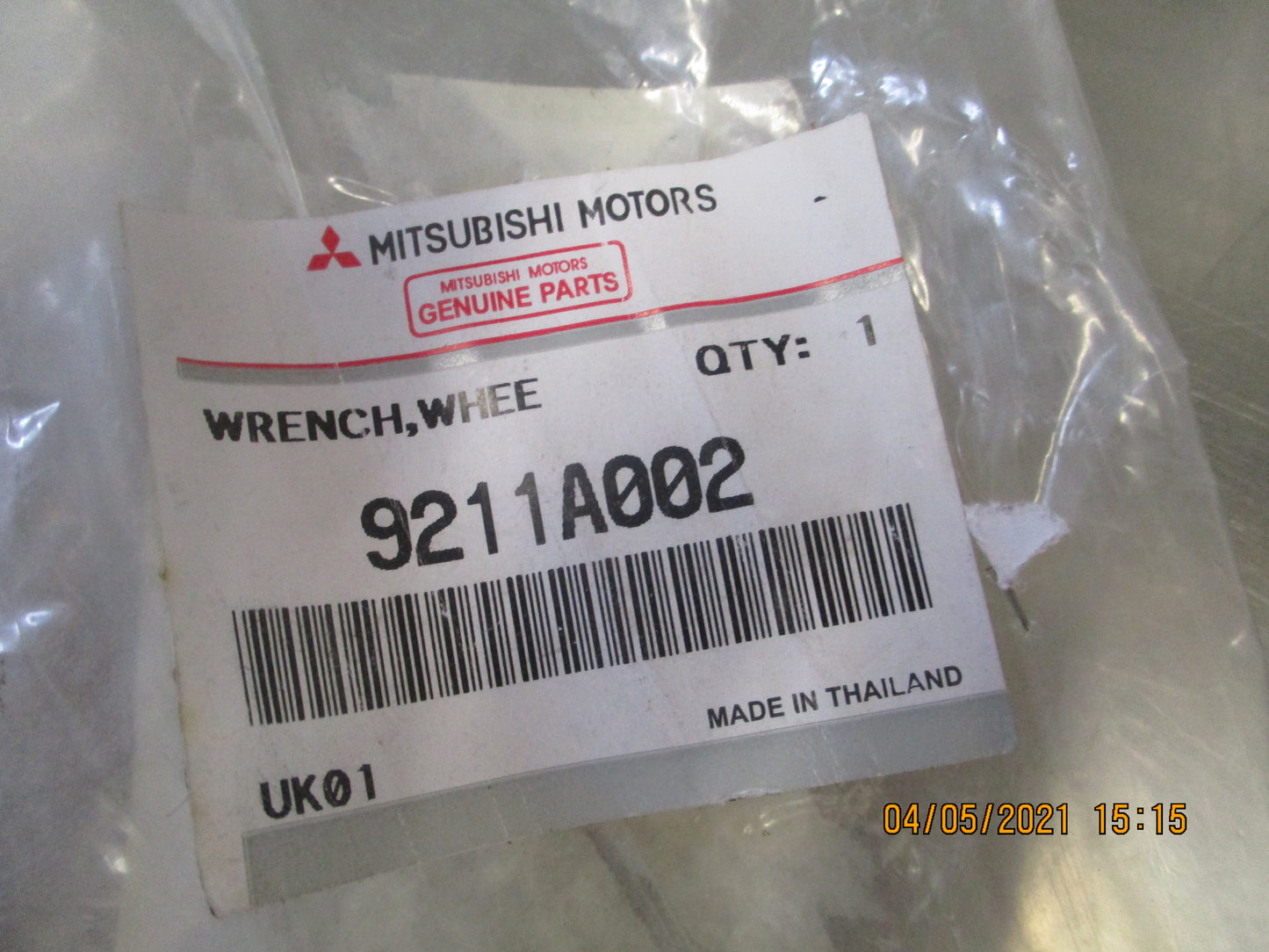 MItsubishi Triton Genuine Wheel Brace Nut Socket Wrench New Part