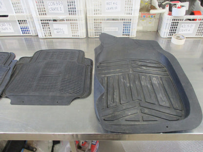 Universal Rubber Floor Mat Set VGC Used Part