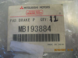 Mitsubishi Various Models Genuine Clutch/Brake Pad New Part