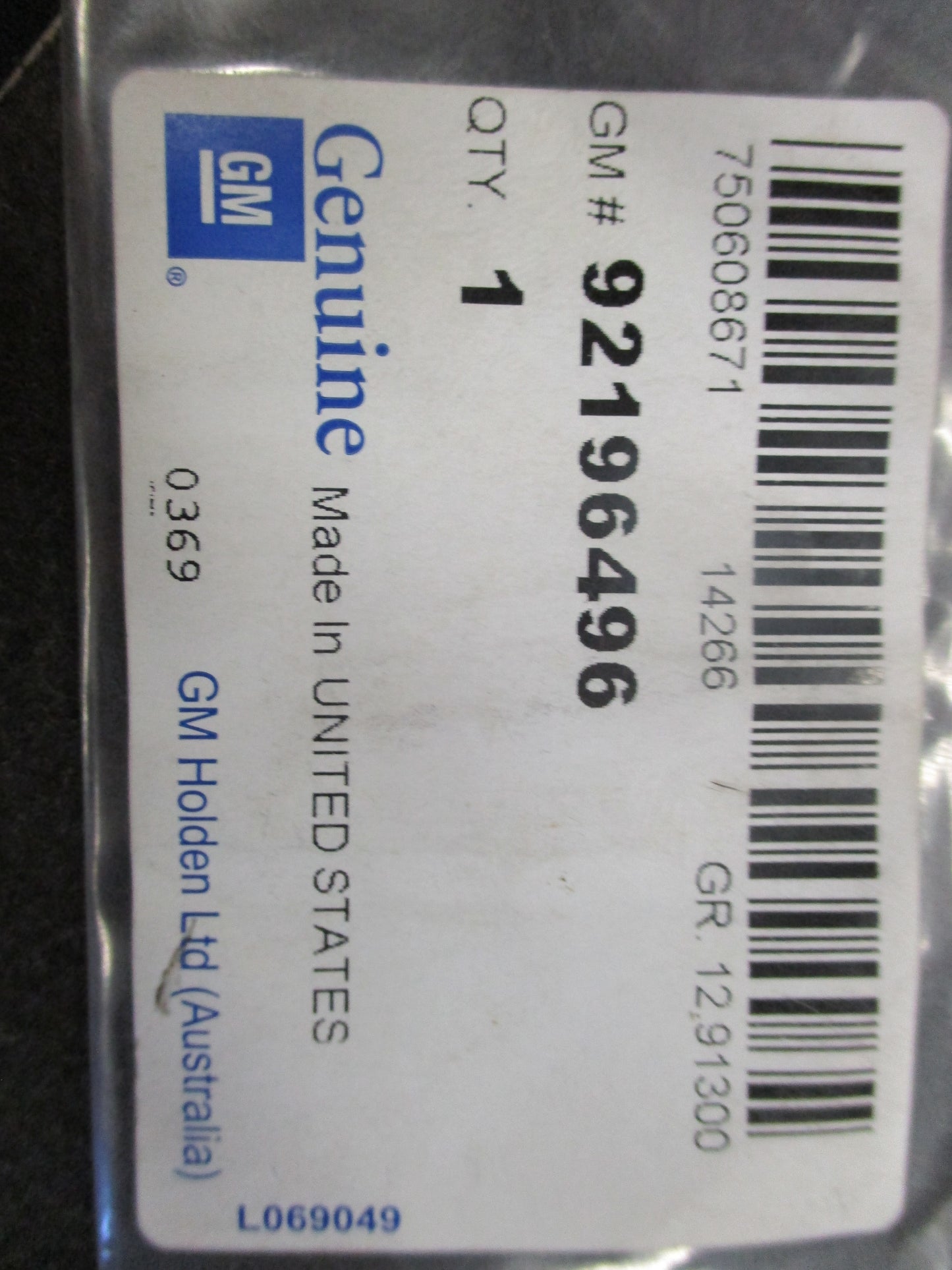 Holden Caprice Genuine Front Door Water Deflector Seal New Part