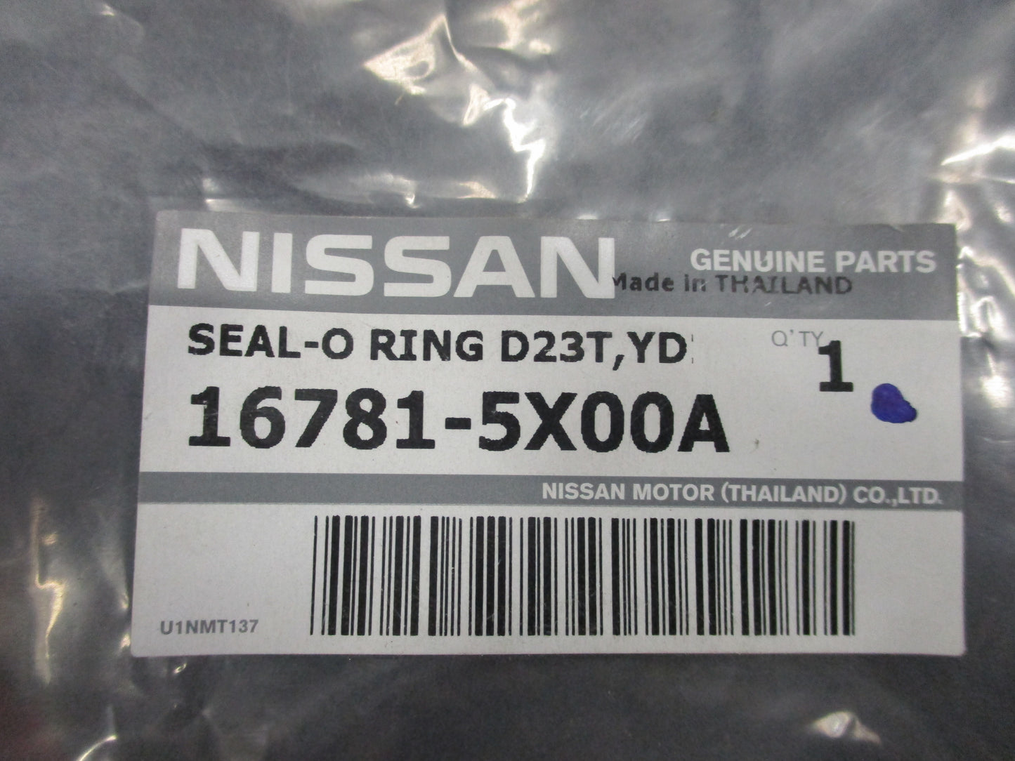 Nissan D40M Navara/Pathfinder Genuine Injector Pump O Ring Seal New Part
