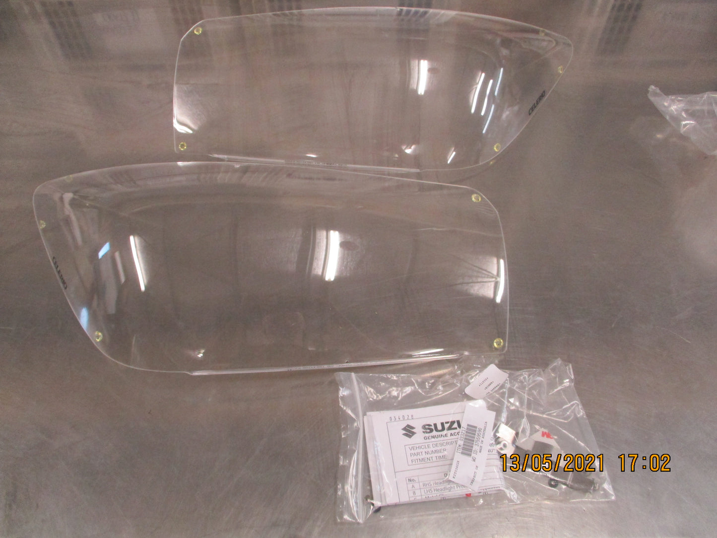 Suzuki Celerio Genuine Headlight Protectors New Part