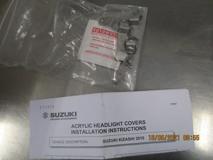 Suzuki Kizashi Genuine Headlight Protectors With Kit New Part