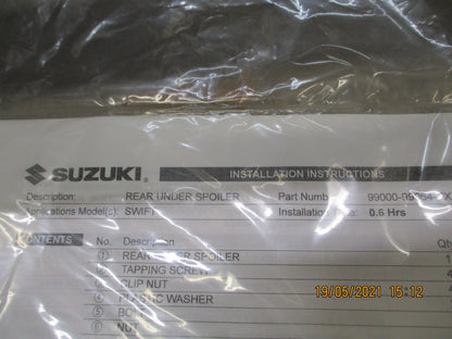 Suzuki Swift Genuine Rear Under Spoiler New Part