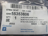 Holden Cruze/Astra/Vectra/Zafira Genuine Fuel Injector New Part