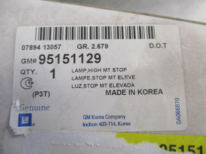 Holden Trax Genuine High Mount Brake Lamp New Part